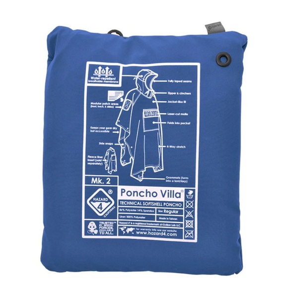 Hazard 4 Poncho Villa - Technical Soft Shell Poncho - Picture 3 of 6